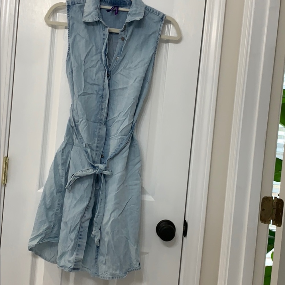 Jean maternity dress